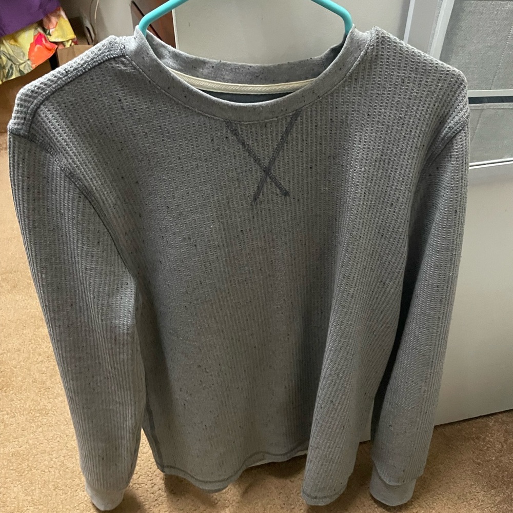 George Men's Crewneck Sweater in Gray